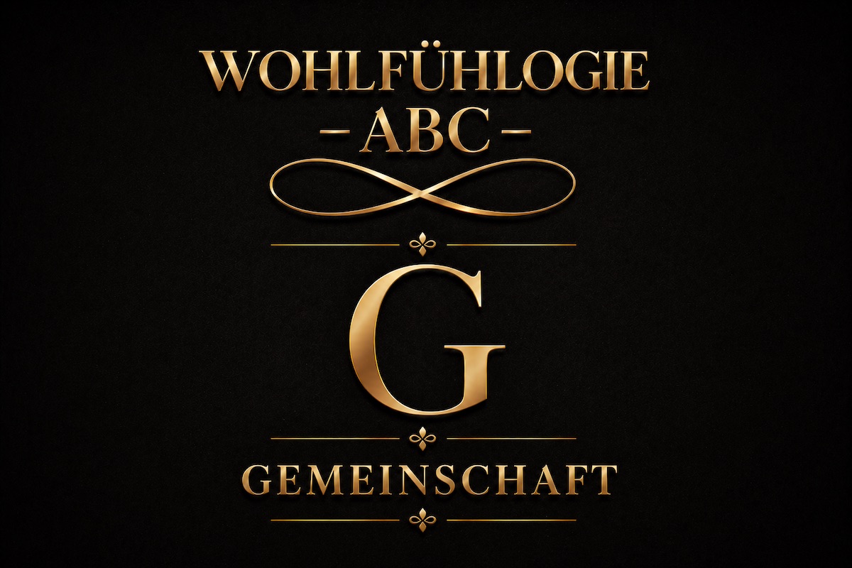 Wohlfühlogie ABC G Gemeinschaft – Symbol für Verbundenheit, Begegnung und menschliche Nähe im Alltag