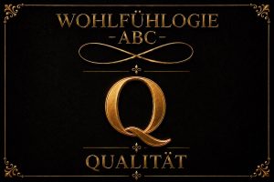 WOHLFÜHLOGIE ABC – Q wie Qualität: Was dein Leben bereichert und dir wirklich guttut