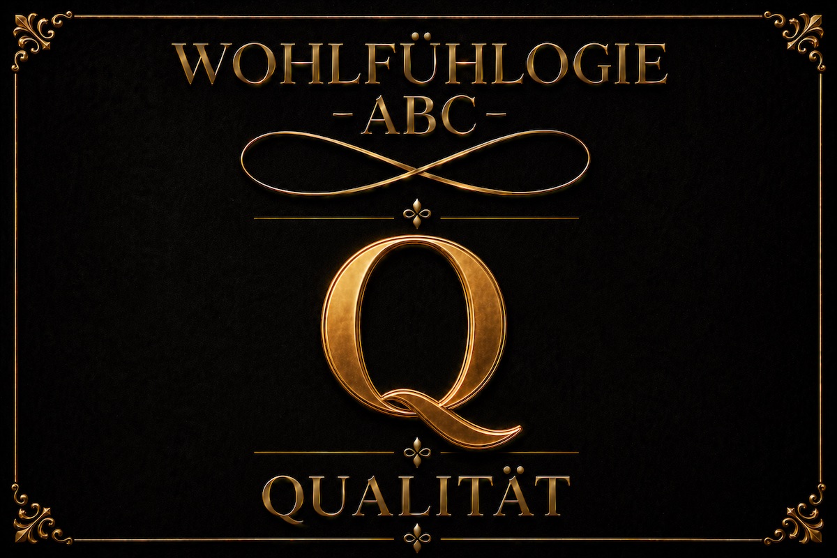WOHLFÜHLOGIE ABC – Q wie Qualität: Was dein Leben bereichert und dir wirklich guttut